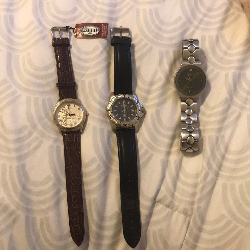 3 Fossil Men’s watches